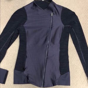Lululemon asymmetrical zip jacket